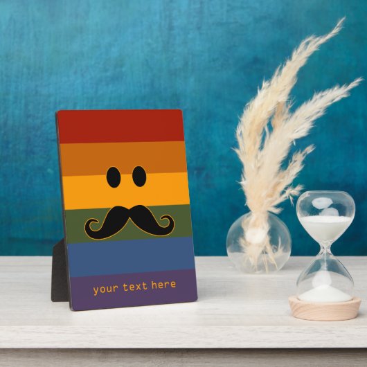 口ひげプライドカスタム斑 フォトプラーク (側面)