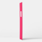 口ひげプレーンホットピンク背景 Case-Mate iPhoneケース (裏面 / 右)