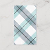 口ひげベビーおむつラッフルチケットミントネイビーブルー エンクロージャーカード (裏面)