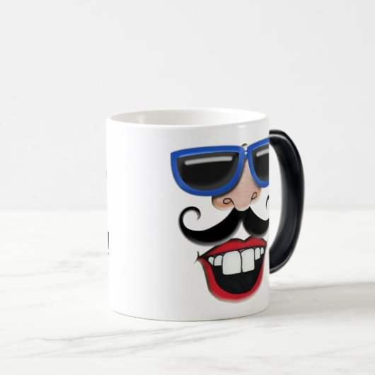 口ひげマグカップ モーフィングマグカップ (正面右)