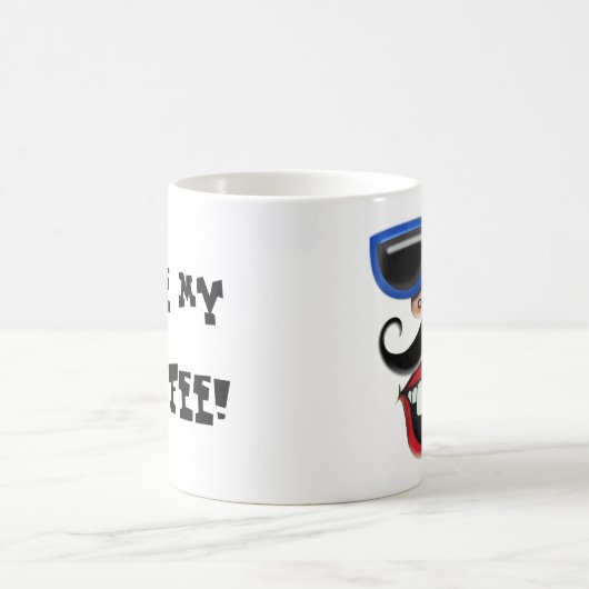 口ひげマグカップ モーフィングマグカップ (中央)