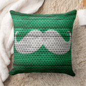 口ひげメタルと木目の穴#3 クッション (ブランケット)