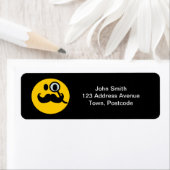 口ひげモノクル ラベル (インサイチュ)