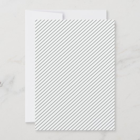 口ひげリトル紳士ベビーシャワー招待状 招待状 (裏面)