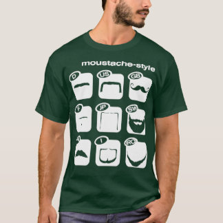 口ひげワールドワイドスタイル Tシャツ