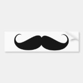 口ひげヴィンテージおもしろい記号 バンパーステッカー (正面)