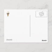 口ひげ付きアイスクリーム ポストカード (裏面)