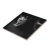 口ひげ付き猫 タイル (側面)