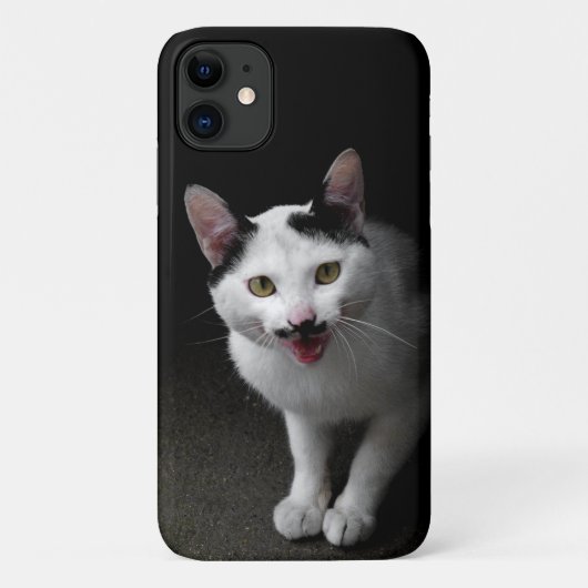 口ひげ付き猫 Case-Mate iPhoneケース (裏面)