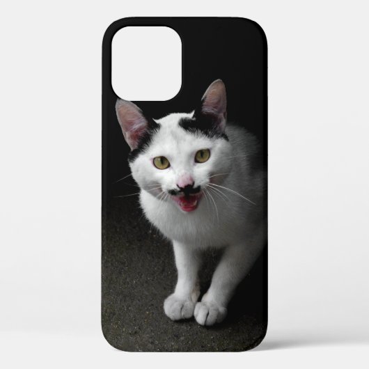 口ひげ付き猫 Case-Mate iPhoneケース (裏面)