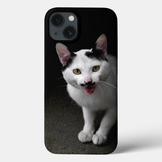 口ひげ付き猫 Case-Mate iPhoneケース (裏面)