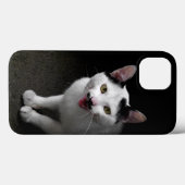 口ひげ付き猫 Case-Mate iPhoneケース (裏面 (横))