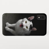 口ひげ付き猫 Case-Mate iPhoneケース (裏面(横))