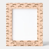 口ひげ名テンプレート レーザー彫刻フレーム (正面)