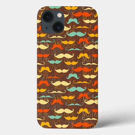 口ひげ模様 Case-Mate iPhoneケース (裏面)