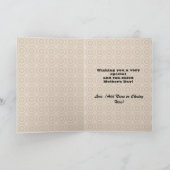 口ひげ母の日ふくろう カード (内部)