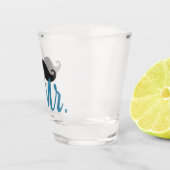 口ひげ氏がグラスを撃った ショットグラス (右)