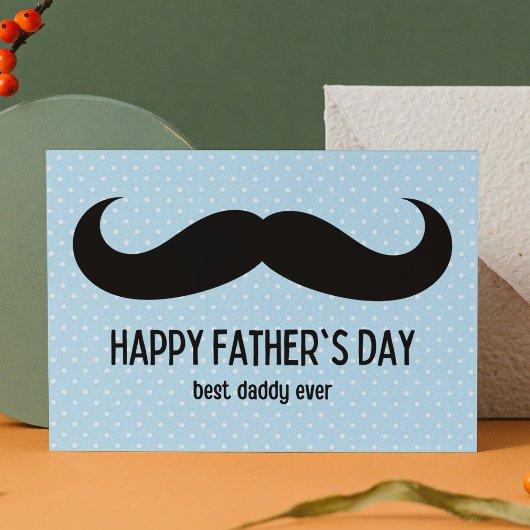 口ひげ父の日 シーズンポストカード