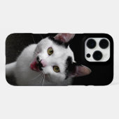 口ひげ猫 iPhoneケース (裏面横)
