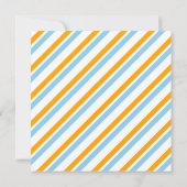 口ひげ男の赤ちゃんシャワー招待状 招待状 (裏面)