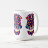 口ひげ砂糖スカル コーヒーマグカップ (正面右)