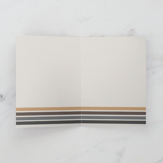 口ひげ – お父様の日 カード (内部)