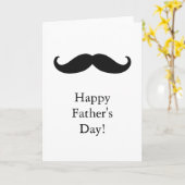 口ひげ カード (黄色い花)