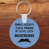 口ひげ キーホルダー (正面)