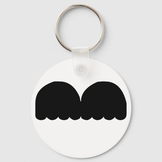 口ひげ キーホルダー (正面)
