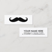 口ひげ スキニー名刺 (正面/裏面)