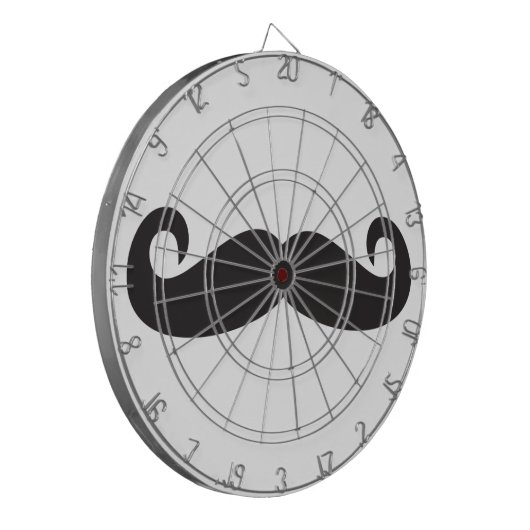 口ひげ ダーツボード (正面左)