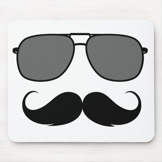 口ひげ マウスパッド (正面)