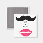 口ひげ マグネット (正面/裏面)