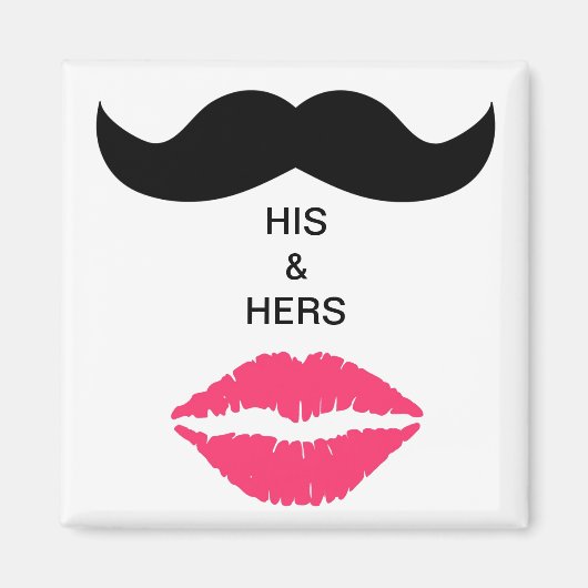 口ひげ マグネット (正面)