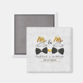 口ひげ、ミスターに向かって弓を引く マグネット (正面/裏面)