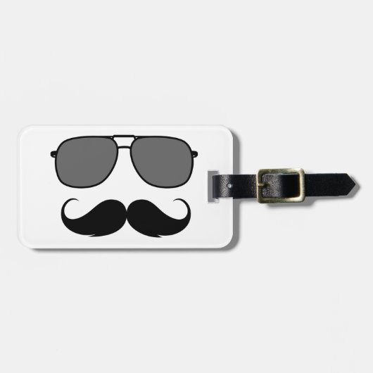 口ひげ ラゲッジタグ (正面横)