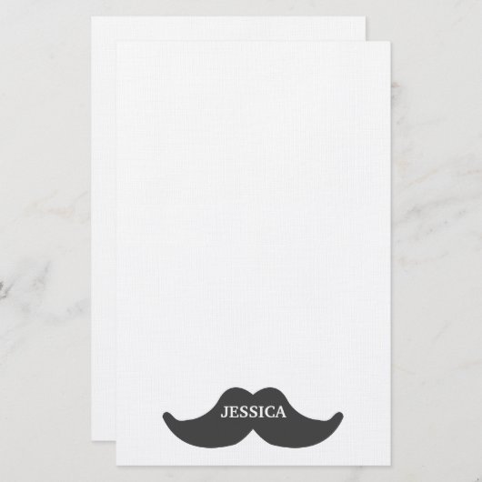 口ひげ 便箋 (正面/裏面)