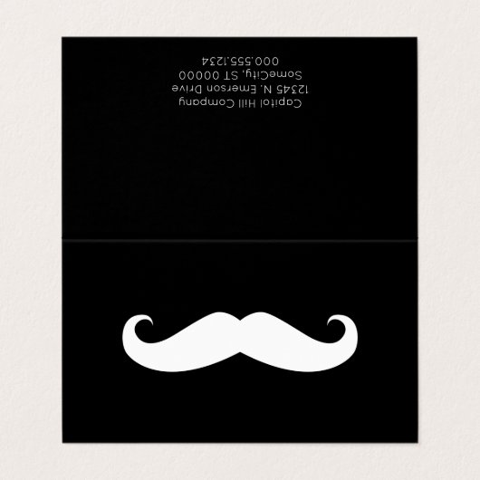 口ひげ 名刺 (外部フラット)