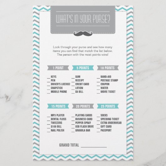 口ひげ/小さな男あなたの財布のゲームの中に何が (正面)