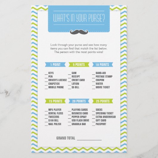 口ひげ/小さな男あなたの財布のゲームの中に何が (正面)