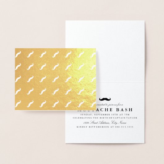 口ひげ 箔カード (ディスプレー)