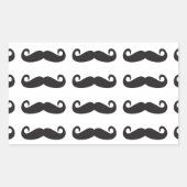 口ひげ 長方形シール (正面)