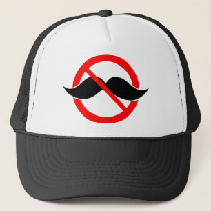 口ひげ- ANTI-MUSTACHE -その事を剃らないで下さい キャップ