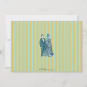 口ひげBashブライダルシャワー招待 招待状 (裏面)