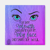 口もしが悪い マグネット (正面)