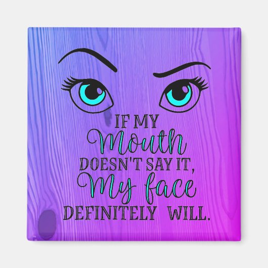 口もしが悪い マグネット (正面)