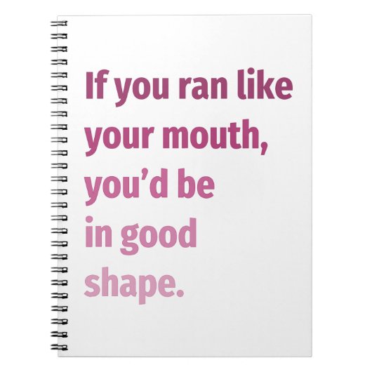 口もし走が好き… ノートブック (正面)