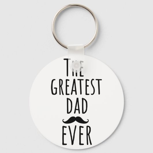 口もっとも偉大髭のパパ キーホルダー (正面)