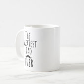 口もっとも偉大髭のパパ コーヒーマグカップ (正面左)