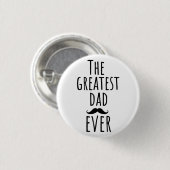 口もっとも偉大髭のパパ 缶バッジ (正面&裏面)